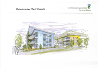 21 Mietwohnungen werden in Pflach/Ortsteil Wiesbichl von der gemeinnützigen Wohnbaugesellschaft "Wohnungseigentum" errichtet